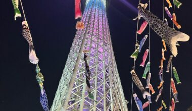 Skytree koi-nobori