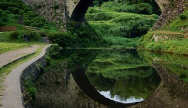 Tsujun Bridge (Aqueduct), Kumamoto — completed in 1854 near the end of the Edo Period