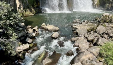 Sekinoo Falls in Miyakonojo, Miyazaki
