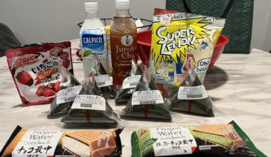 My latest haul from my Japanese grocery store. What are you grabbing?