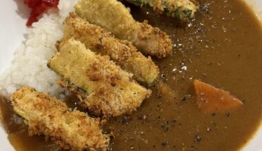 Zucchini katsu curry