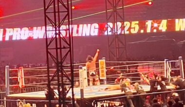 These photos I took earlier this year at Wrestle Kingdom hit a little differently now.
