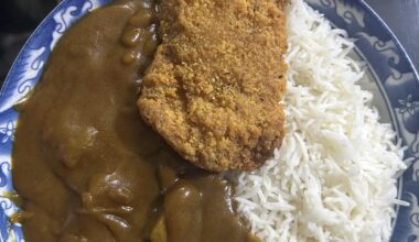 Felt like having curry rice at home today 🍛