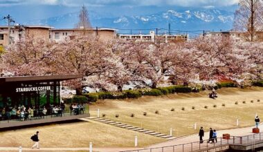 Starbucks @ Kansui Park, Toyama Japan