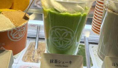 Who else love matcha shake?💚