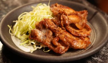 Shogayaki I made