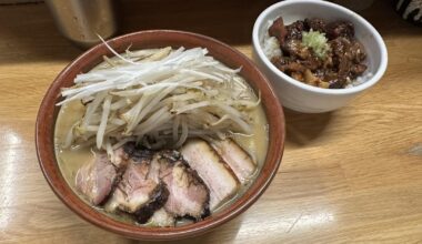 東京で一番大好き味噌ラーメンMy favorite miso ramen in Tokyo