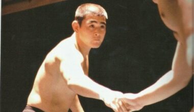Keiji Muto (The Great Muta) in his rookie year of 1984