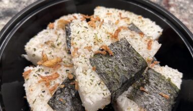Dr Pepper Porkbelly Onigiri & Chop Cheese Onigiri