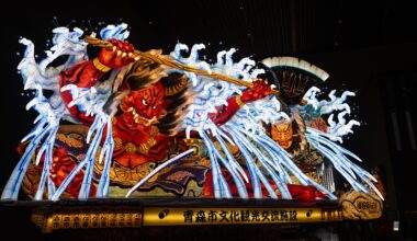 Nebuta Float in Nebuta Museum WA RASSE (Aomori)