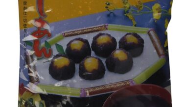 What is the food on the plate on the Shirakiku Koshi An package?