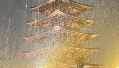 Downpour at Senso-Ji