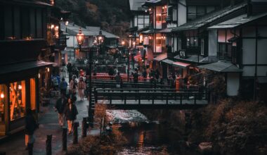 Ginzan at dusk (OC)