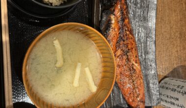 Japanese lunch - Mirin mackerel and natto!