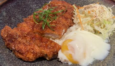 Katusdon with Onsen Egg