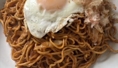 Yakisoba with homemade ramen