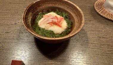 Dinner at one of my favourite Soba shops