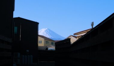 Skip the view of Mt Fuji from the infamous Lawson, and walk around town