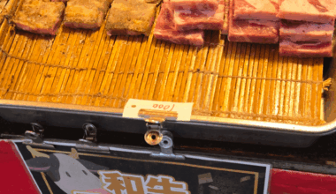 Wagyu Beef on a Stick for less than $10 USD