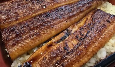 The top tier eel from Naruse's Unagi Restaurant.