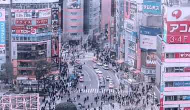 Shibuya Crossing 8 years ago
