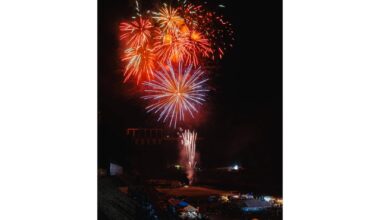 A small town festival 🎆