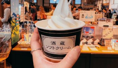 Have you ever tried Sake Ice Cream?