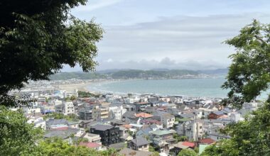 Kamakura + Yuigahama beach from Hasedera