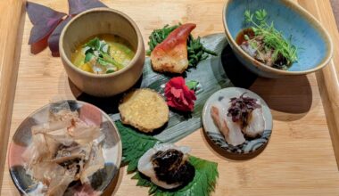 Some food I had in a Japanese restaurant in Italy