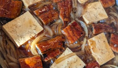 Unagi Tofu don. (Oyakodon style)