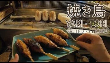 Making Yakitori at a restaurant in the UK | Yaki Onigiri, Mune, Tsukune, Reba, Negima | Would love some feedback!