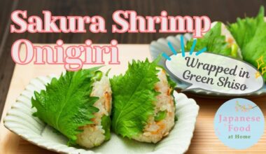 [Spring Feast] 🦐Sakura Shrimp Onigiri🍙