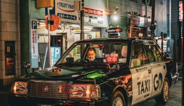 Osaka, Shinasaibashi Taxi