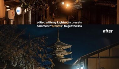 When does Hokan-ji temple light up at night?