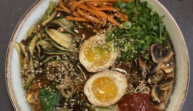 Homemade miso ramen