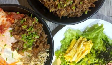 Chasoba Salad & Beef Teriyaki Rice