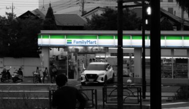 Gloomy day and famima