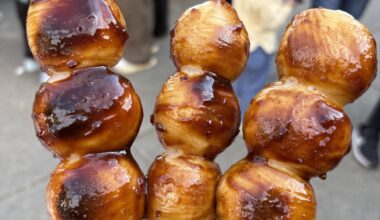 I absolutely love the dango at Mount Takao.