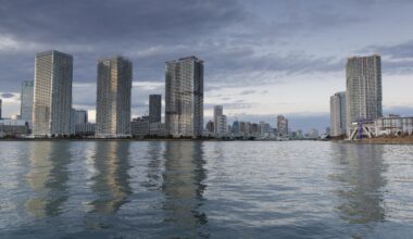 A View from Toyosu at Golden Hour