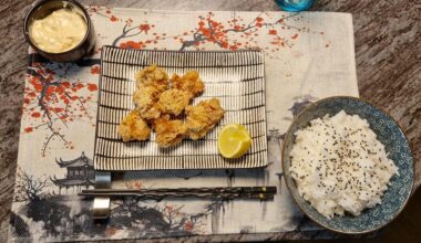 Karaage from a Chef's recipe (Michelin)