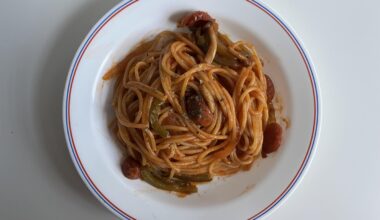 i made ナポリタン (napolitan)
