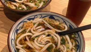 First time trying Japanese food and going with Udon
