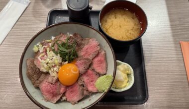 Rice bowl with Noto Beef Lean Steak