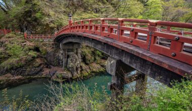 Shinkyō Bridge in Nikko.