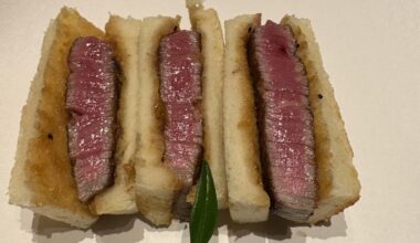 I’ve been really into wagyu BBQ sandwiches lately!