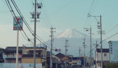 Quiet Evening in Fuji City