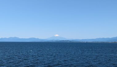 Mt. Fuji from Eno shima