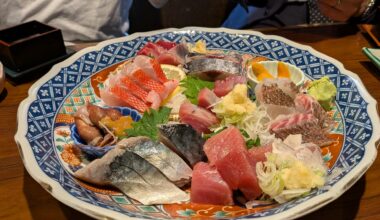 the sashimi I had last night was so good! 🤤