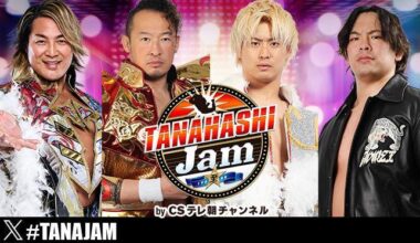 Tanahashi & Marufuji vs Kiyomiya & Oiwa will main event Tanahashi Jam (Tanahashi Produce show) on June 29th.