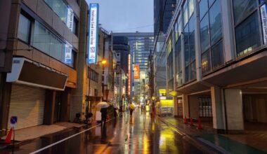 Rainy evening in Akihabara